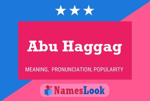 Abu Haggag Name Poster