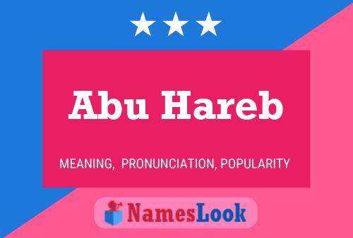 Abu Hareb Name Poster