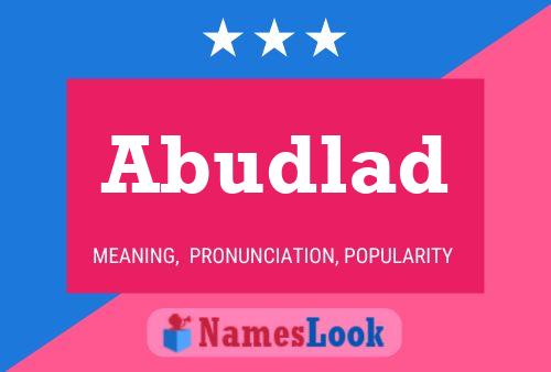 Abudlad Name Poster