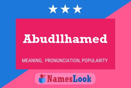 Abudllhamed Name Poster