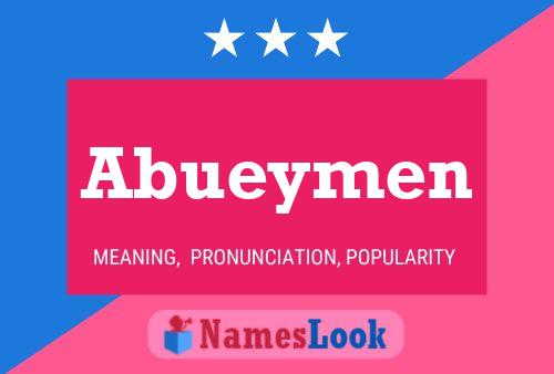 Abueymen Name Poster