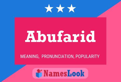 Abufarid Name Poster