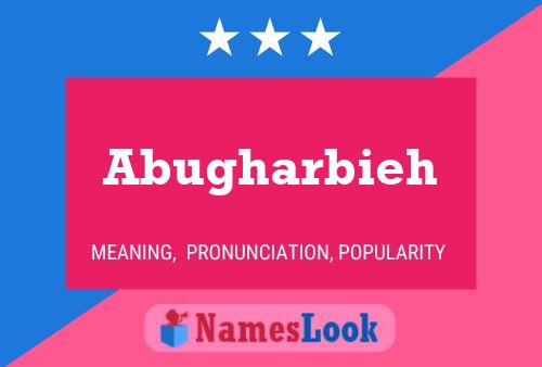 Abugharbieh Name Poster