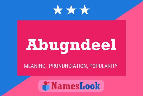 Abugndeel Name Poster