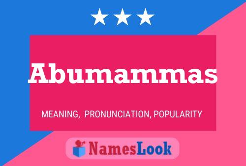 Abumammas Name Poster