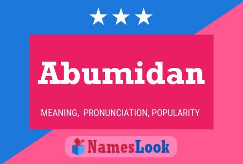 Abumidan Name Poster