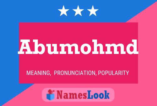 Abumohmd Name Poster