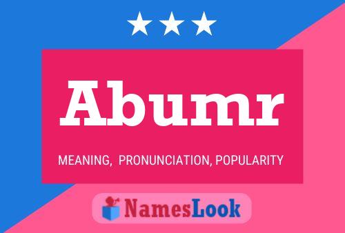 Abumr Name Poster