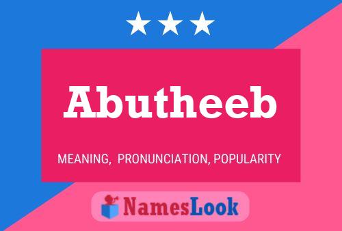 Abutheeb Name Poster