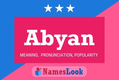 Abyan Name Poster