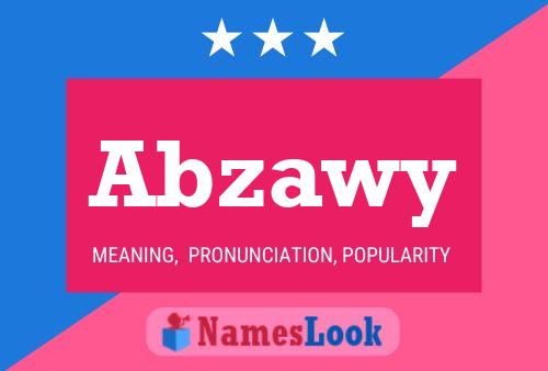 Abzawy Name Poster