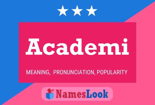 Academi Name Poster