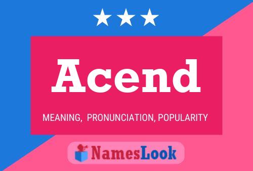 Acend Name Poster