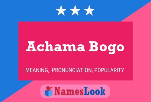 Achama Bogo Name Poster