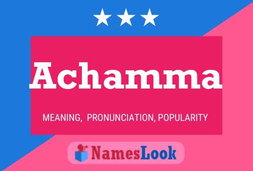 Achamma Name Poster