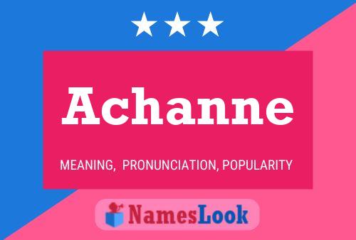 Achanne Name Poster