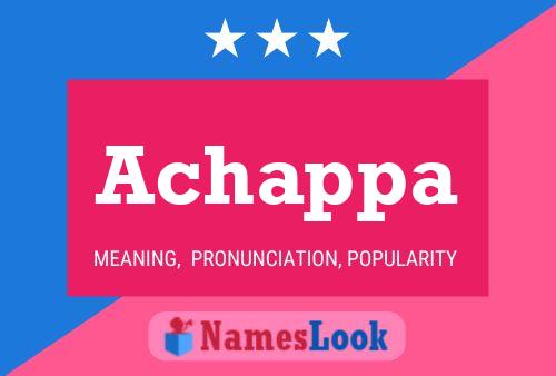 Achappa Name Poster