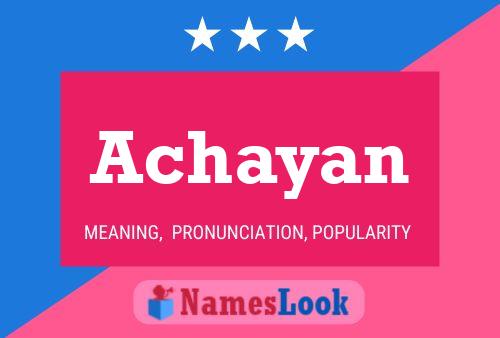 Achayan Name Poster