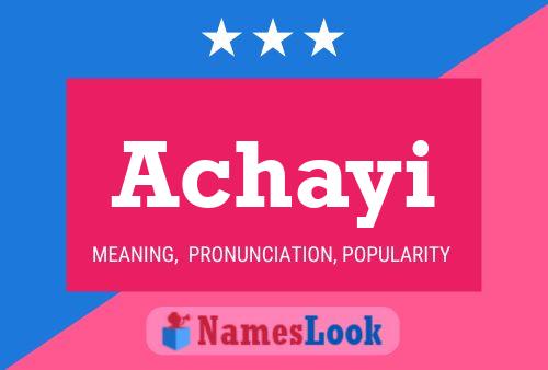 Achayi Name Poster