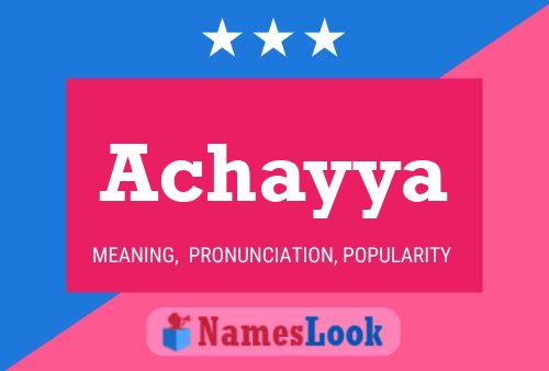 Achayya Name Poster