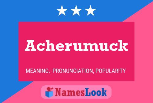 Acherumuck Name Poster