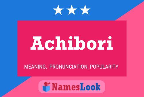 Achibori Name Poster