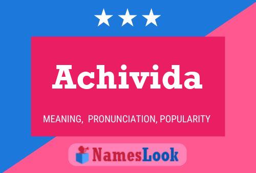 Achivida Name Poster