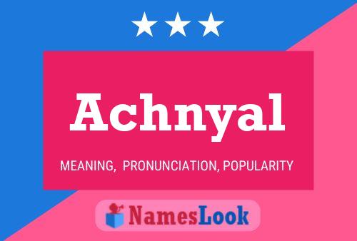 Achnyal Name Poster