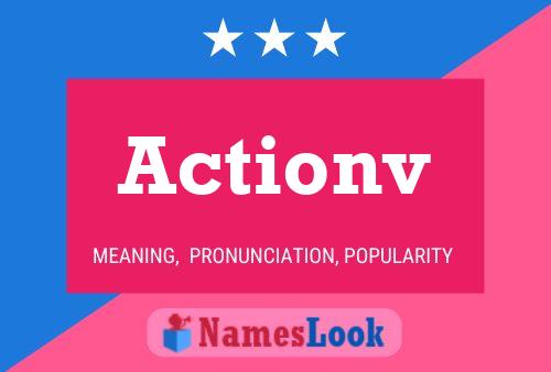 Actionv Name Poster