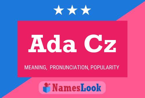 Ada Cz Name Poster