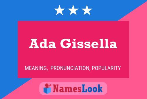 Ada Gissella Name Poster