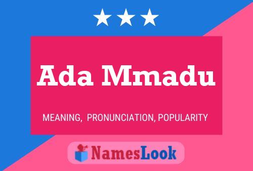 Ada Mmadu Name Poster