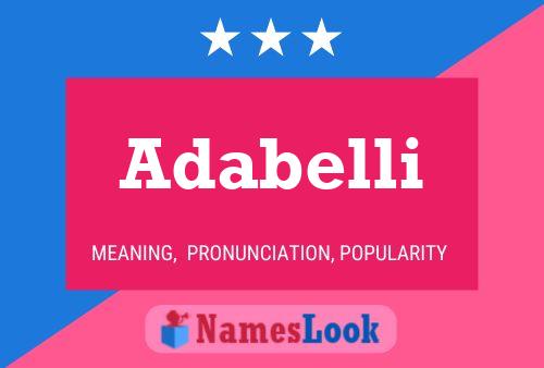 Adabelli Name Poster