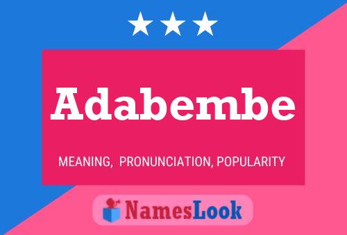 Adabembe Name Poster