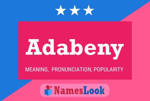 Adabeny Name Poster