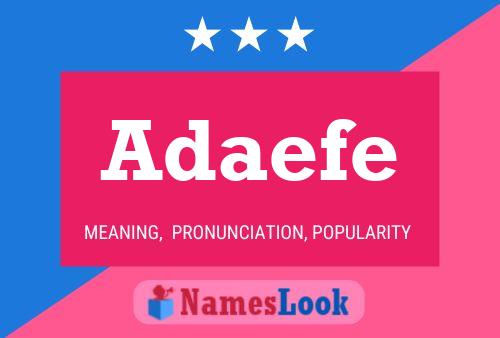 Adaefe Name Poster