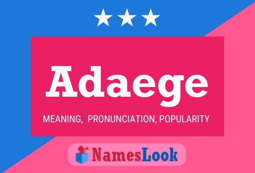 Adaege Name Poster