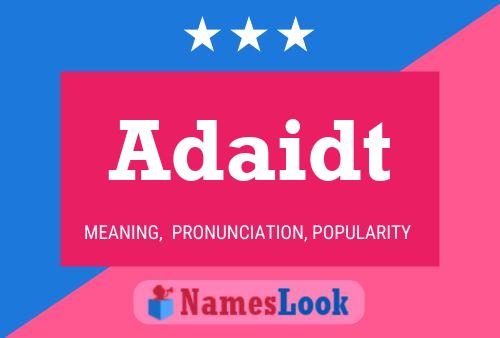 Adaidt Name Poster