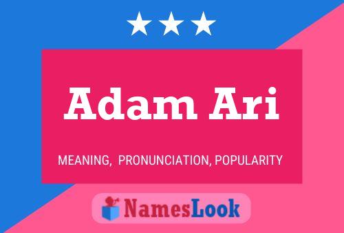 Adam Ari Name Poster