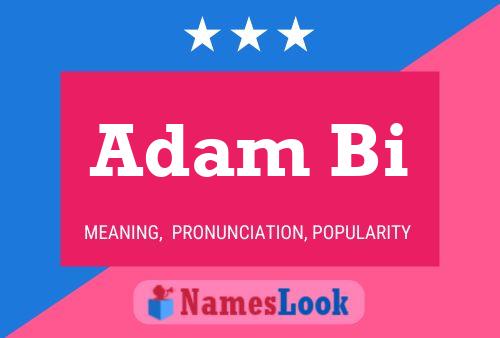 Adam Bi Name Poster