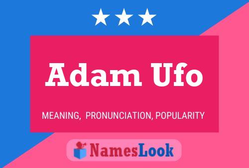 Adam Ufo Name Poster