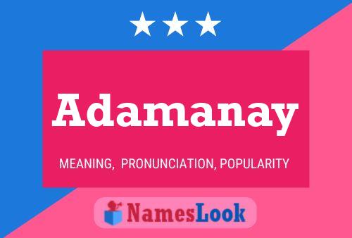 Adamanay Name Poster