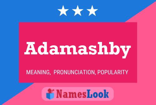 Adamashby Name Poster