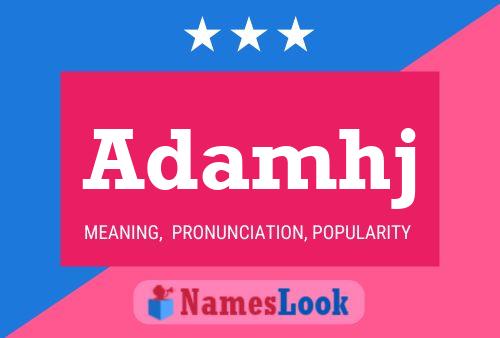 Adamhj Name Poster