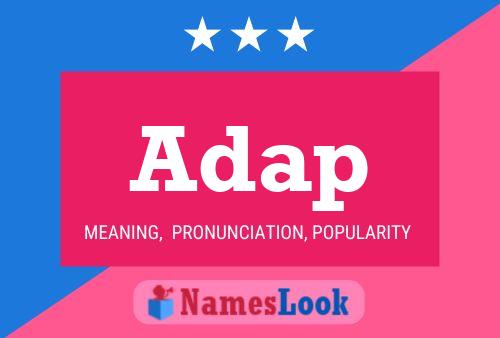 Adap Name Poster