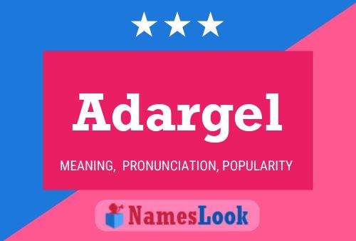 Adargel Name Poster