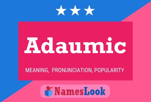 Adaumic Name Poster