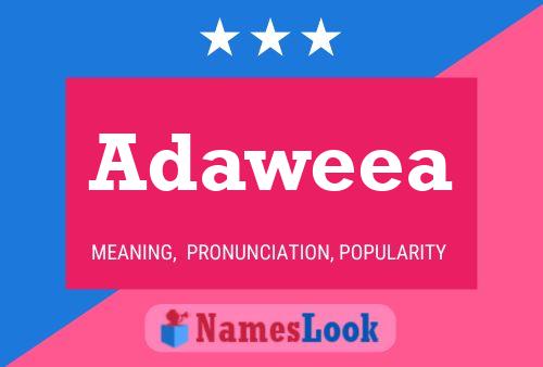 Adaweea Name Poster