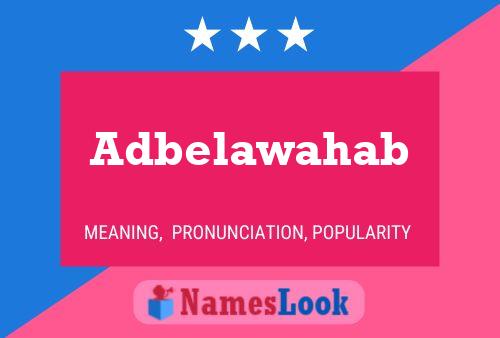 Adbelawahab Name Poster