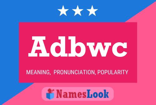 Adbwc Name Poster